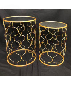 Server Tables - Side Table Set - Gold