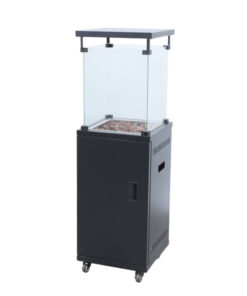 Totai - Modern Glass Flame Patio Heater - Gas