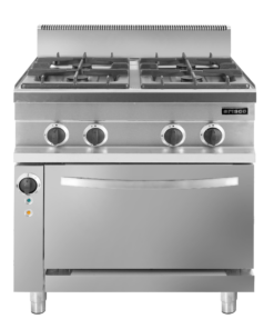 4 Burner Gas Cooker-With Electric Convection Oven