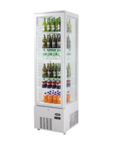 Refrigerated Glass Display Cabinet – 279Lt, White