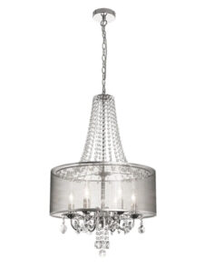 Chandelier Light - Polished Crystal Chrome