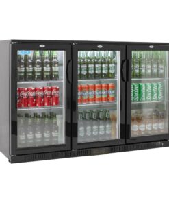 Back Bar Bottle Cooler – 3 Door, Hinged