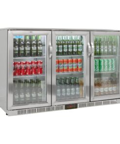 Back Bar Bottle Cooler – 3 Door, Hinged