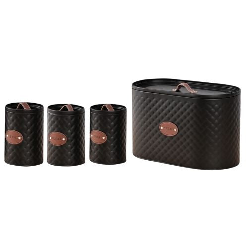 Bread Bin & Canister Set - Pelle - Image 2