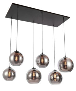 Pendant Light - Luxe Smoke Glass / C10-5