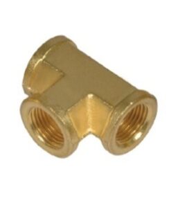 BRASS T PIECE FEMALE 1/4″ Female T Piece