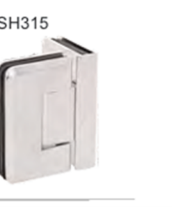 Frameless shower fittings HINGE 90deg GLASS TO GLASS ADJ PC and ADJ PSS