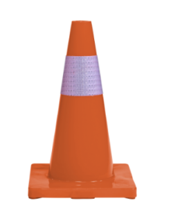 Cone Flexi Dayglo 750mm or 450mm Orange