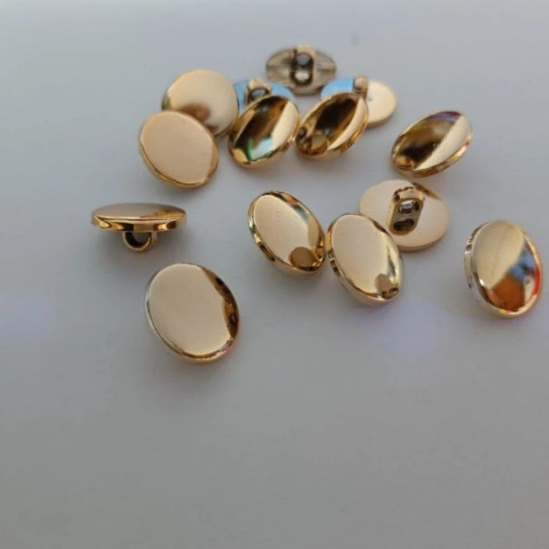 Plain Metal - Buttons 15mm - 10s - Image 3