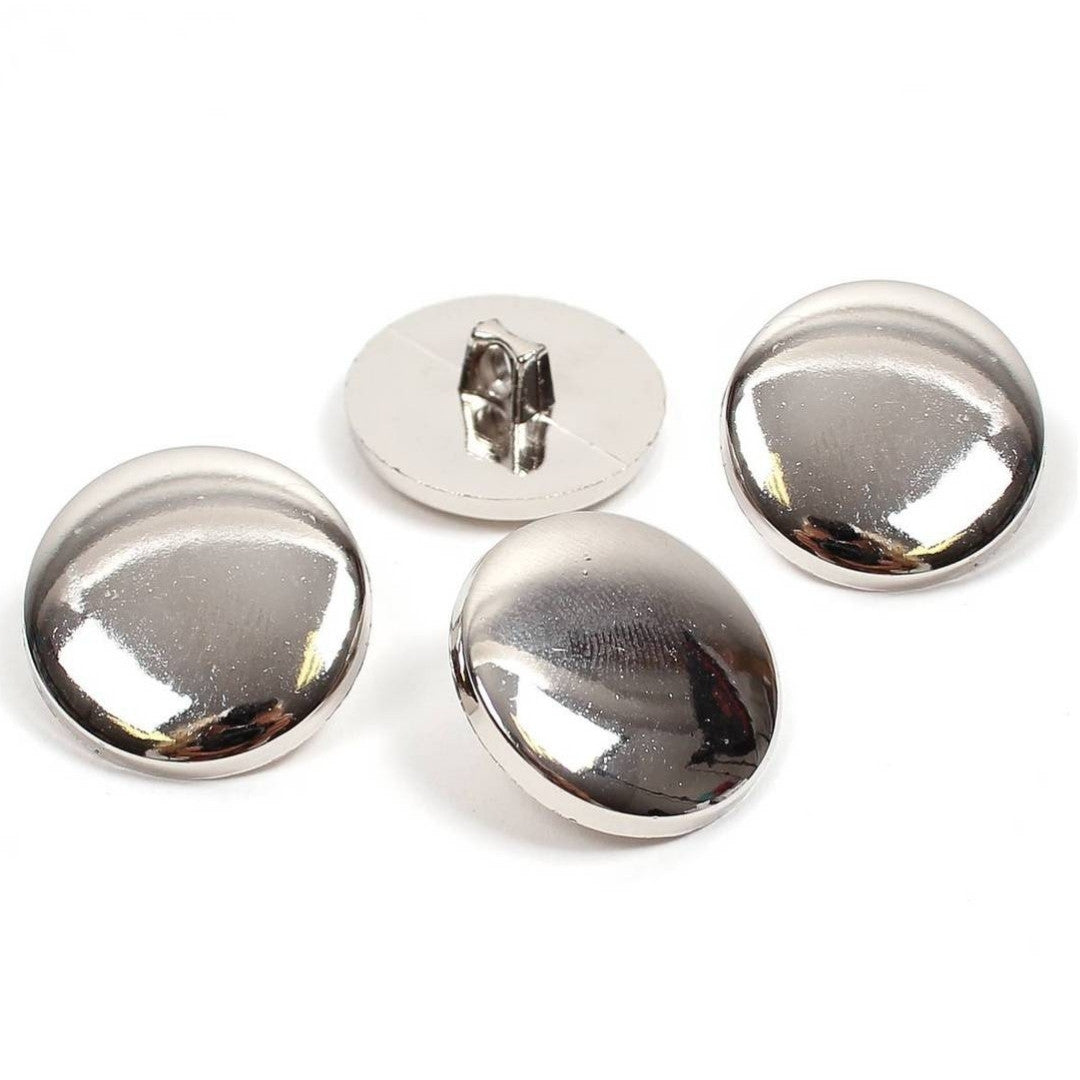 Plain Metal - Buttons 15mm - 10s - Image 2