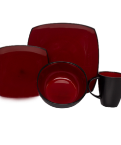 Dinner Sets  - 16pc Square 2 Tone