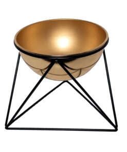 Centerpiece - Petra Black & Gold