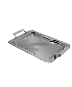 Serving Tray - 3PC Metal Embossed