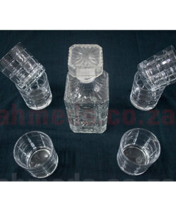 Glass Jug Set -  7pc Glass with Lid