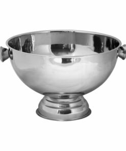Punch Bowl / Ice Bucket - Silver Footed 14liter