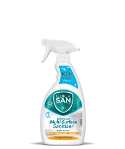 Quick San Bathroom M S/S Orange Blos – 500ml, 500ml x 12, 1LT and 1LT x 6