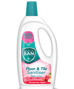Quicksan Floor & Tile Sanitiser H.C.Apple – 750ml and 750ml x 6