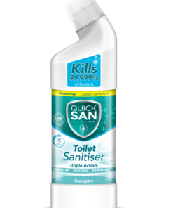 Quicksan Toilet Sanitiser Ecualyptus – 750ml and 750ml x 8