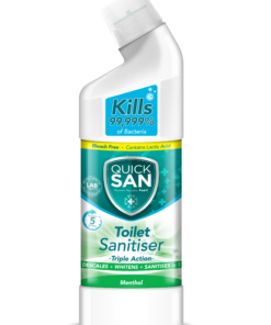 Quicksan Toilet Sanitiser Menthol – 750ml x 750ml x 8