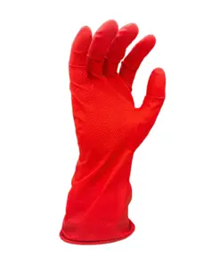 RED HOUSEHOLD GLOVES – MEDIUM and LARGE