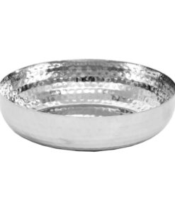 Regent Serving Bowl - Shallow Hammered 400ml