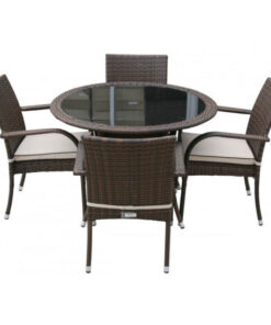 Outdoor Furniture - Table & 4 Chair Set