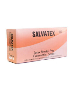 LATEX EXAM GLOVES POWDER-FREE – SMALL, MEDIUM AND LARGE – BOX OF 100