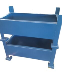 Light Duty – Solid Steel Bin – All sides, Legs & Feet are solid 1.6mm sheet – 600l x 300w x 150h,200h, 250h or 300h