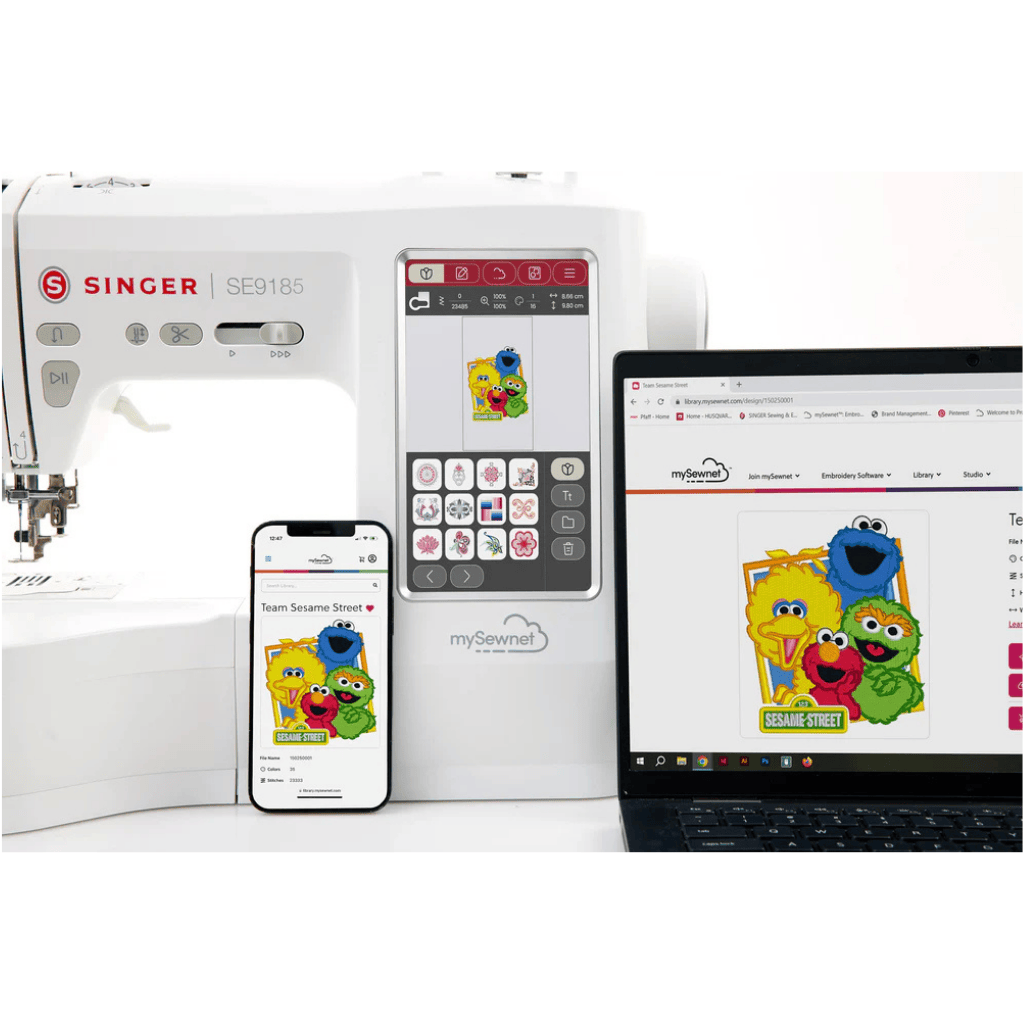 Singer SE9185 Combination Sewing & Embroidery Machine - Image 4