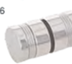 Shower knobs Chrome plated aluminum shower / glass door knobs SKL756