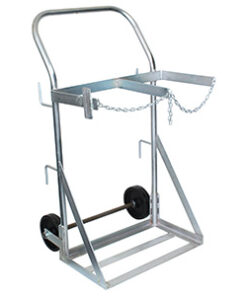 Double LPG / Oxygen Gas Bottle Trolley-1240mm x 660mm