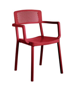 Solid Plastic Chairs - Santorini Arm Chairs