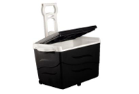 Cooler Trolley 48L (Black White) and  (Royal White)