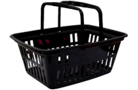 Shopping Baskets Medium Black, Orange, Red, Green, Blue and Yellow Packs of 10