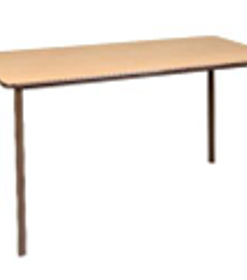 Rectangular Table 1400X700X725mm Supawood and 1200X600X725mm Supawood sold in a (Pack of 5)