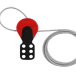 Lockout Adjustable Cable 1.8m 6 Hole Hasp