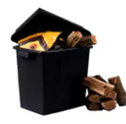 Handy Bin Black 40L (Handyman) – Pack of 5