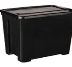 Storage Box 22L (Black) – Pack of 10