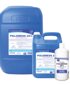 Hospitality Polidress 25% – 1LT Retail, 1LT x 12, 5LT, 5LT x 4, 25LT, 200LT and 1000LT
