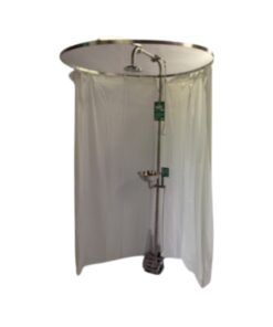 SHOWER & FOOT SINGLE COLUMN HAND EYEWASH STATION