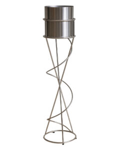 Flower Stand - Spiral – 2L Silver