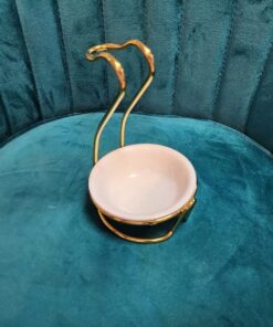 Spoon Rests - Curved Wire Frame - Gold