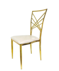 Chameleon Chairs - Steel Shiny Gold