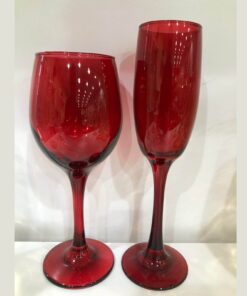 Stemware - Full Colour - Red - 6's