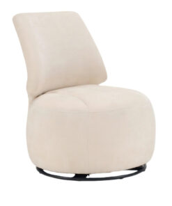 Stevie - Boucle Swivel Chair