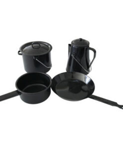 Enamel Camping Kitchen Set - 4pc