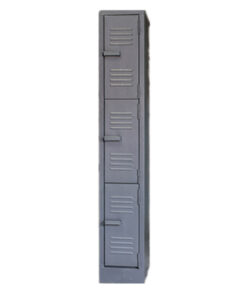 3 Compartment Locker – LOC003 – 1800h x 300w x 450d – Hammerton Grey/Ivory Karoo