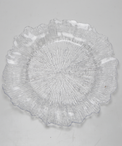 Underplates - Clear Plastic Leaf Design