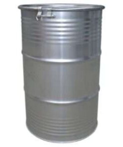 247L Open Top Galvanised Steel Drum – Extra Capacity Heavy Duty Storage Barrel – Incl. lid and Clamp