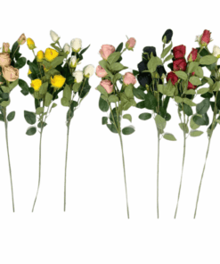 Artificial Flowers - Roses Bunch Long Stem